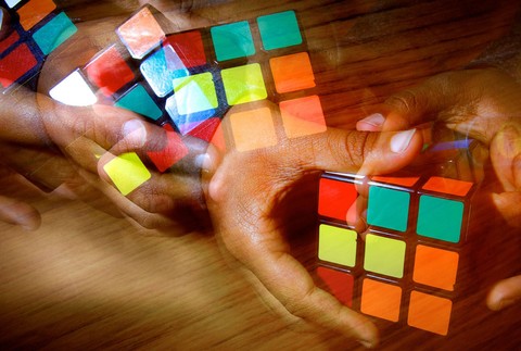 Rubikova kocka ilustračné