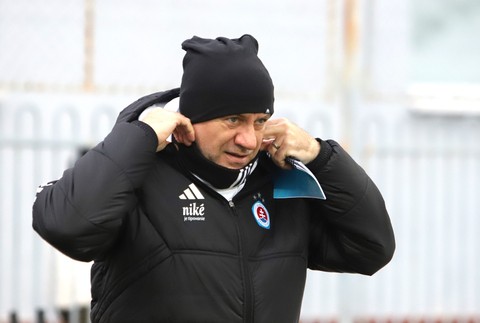 Tréner Slovana Vladimír Weiss