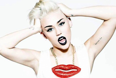 Miley Cyrus s pusou