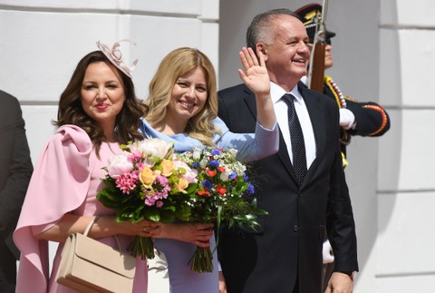 Zuzana Čaputová v paláci 