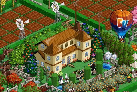 Farmville, aplikácia facebook