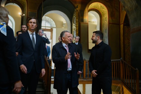 Kushner a Witkoff na návšteve Ukrajiny