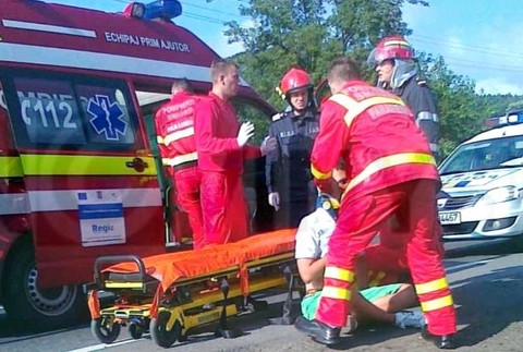 Autobus havária nehoda Rumunsko1 hasiči záchranári