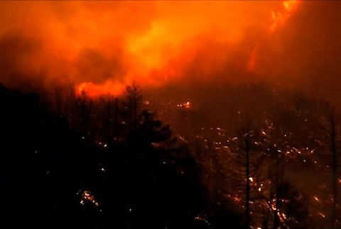 požiar Kalifornia3281