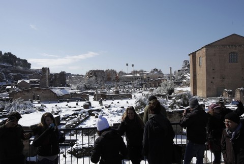 Rám, sneh, Taliansko, pamiatky