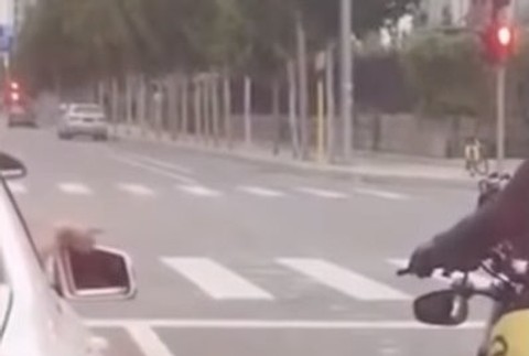 Žena vyhodila z auta vrecko z odpadom, motorkárka jej ho vrátila cez okno späť