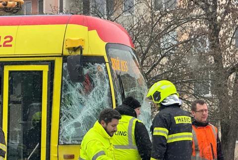 Zrážka električiek v Košiciach