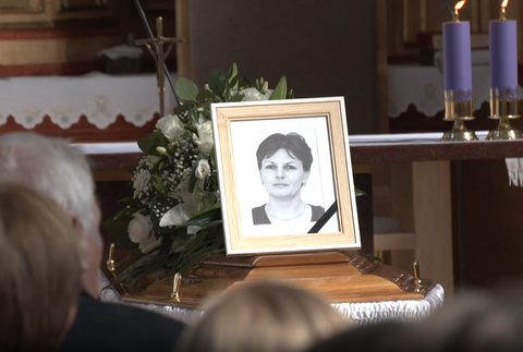 Pohreb učiteľky Božky zo Staškova