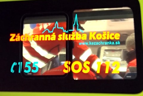 Záchranná zdravotná služba - krvavý incident v autobuse