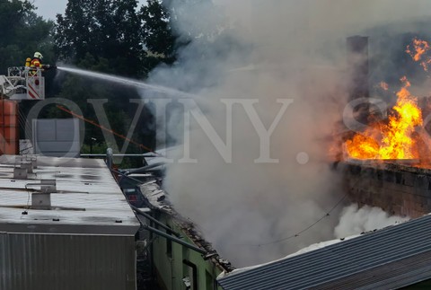 Obrovský požiar v Starej Kremničke.