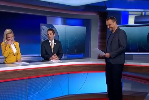 Výbuch smiechu v štúdiu