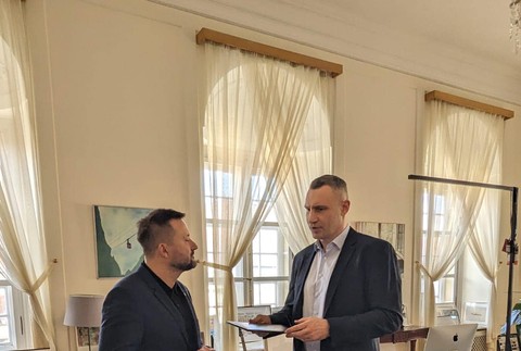 Bratislavu navštívil starosta Kyjeva Vitalij Kličko (3)