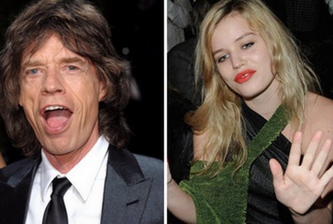 mick jagger a jeho dcera georgia may