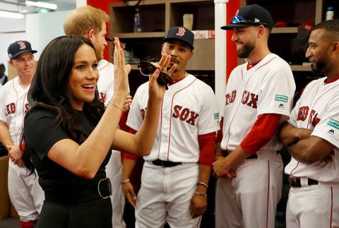 Meghan na baseballe