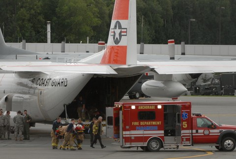 aljaška havaria lietadla