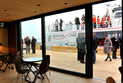 Novovybudovaný pontón na Dunaji pri obci Hamuliakovo 2