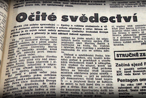 Exkurzia do histórie: O čom sa písalo 20. novembra 1989