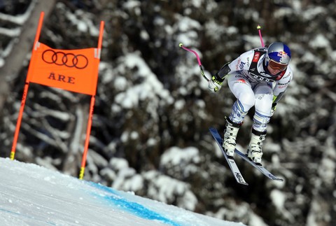 Lindsey Vonn tréning v švédskom Are