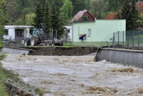 Povodňová situácia v Ľubici (okr. Kežmarok) 2