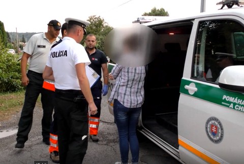 mladú ženu zrazila opitá vodička