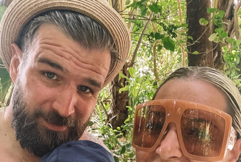 Dominika s rodinou na Maldivách