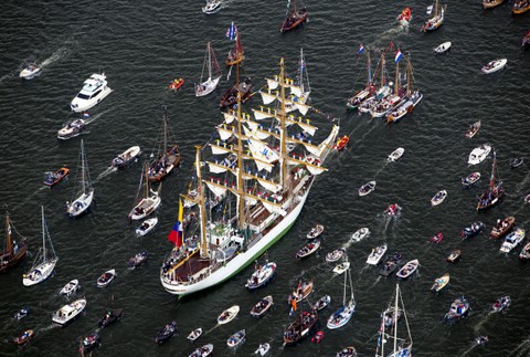 Stretnutie plachetníc Amsterdam