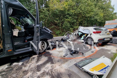 Nehoda medzi Domaníkmi a Hontianskymi Tesármi