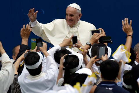 Južná Kórea: pápež František v Tadžeone 3