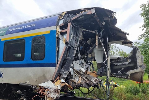 Tragická zrážka vlakov v Česku