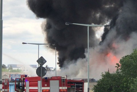 Požiar v Hostivaři