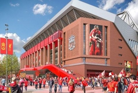 Vynovený štadión na Anfield road