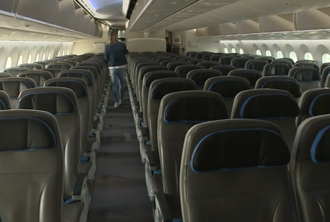 Vnútro lietadla
