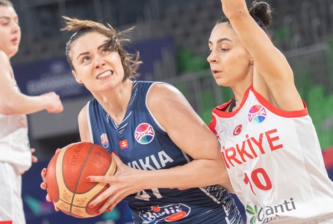 Slovensko - Turecko, ME v basketbale žien