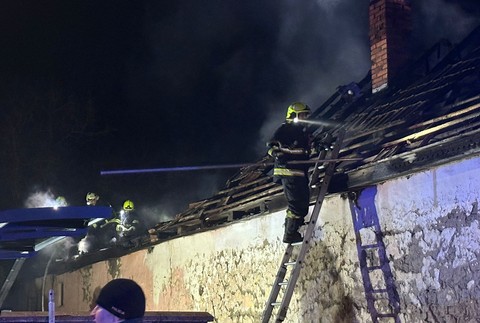 Požiar domu v Kalši 3