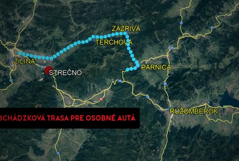 obchadzka pre osobne auta