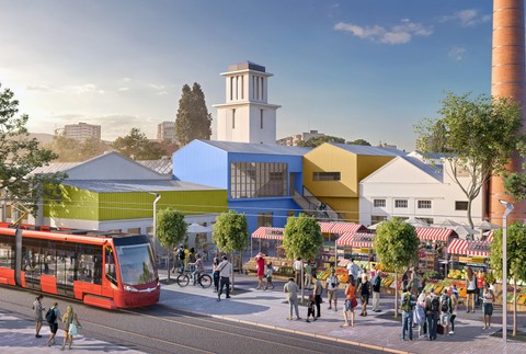 Električka vizualizácia Miletičova