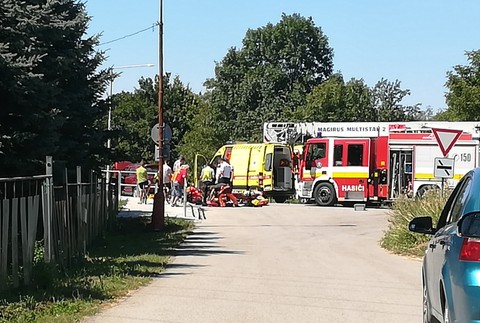 Nehoda automobilu a motorky