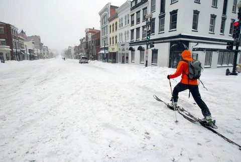 Washington snehová búrka