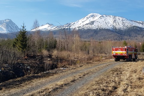 Požiar, Tatry, Tatranské Zruby