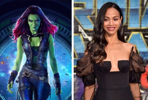 Gamora (Strážcovia galaxie) – Zoe Saldana
