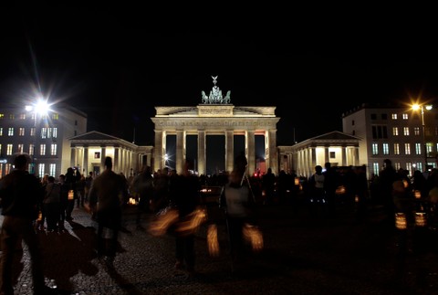 Hodina Zeme - Brandeburská brána v nemeckom Berlíne