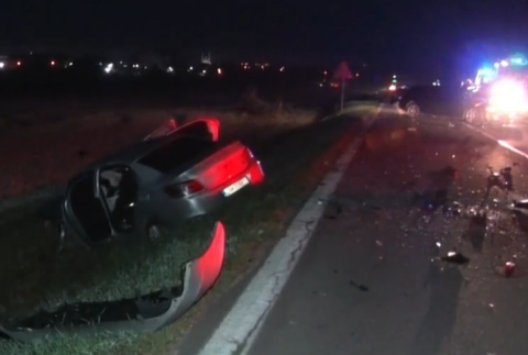 čelná zrážka Vráble