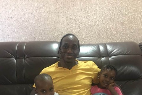 Ibi Maiga s deťmi