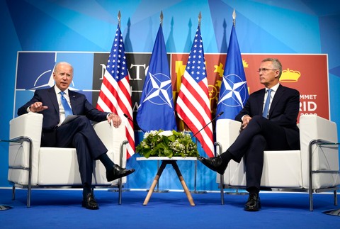 Biden na summite NATO v Madride