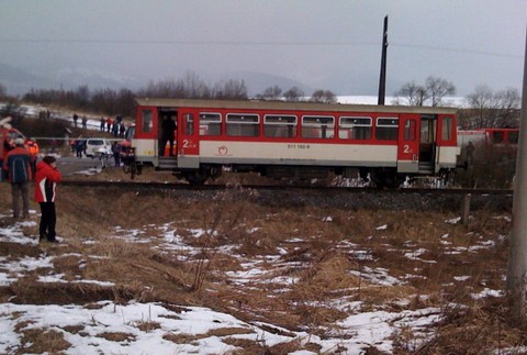 Nehoda Polomka z diaľky