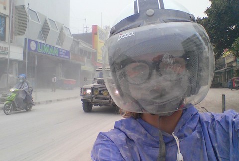 výbuch sopka Jakarta 2