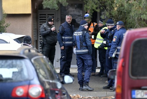 Požiar bytovky v Prešove