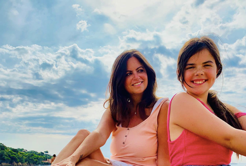 Deborah James s dcérkou