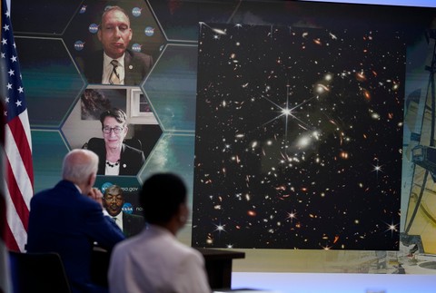 Fotka z teleskopu Jamesa Webba