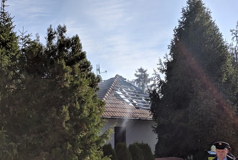 Požiar domu v Prešove 